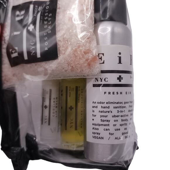 EIR NYC Recovery Kit Lip Balm, Sanitizer, Heat Rub, Salts - Picture 3 of 4